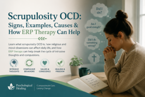 Read more about the article Scrupulosity OCD: Signs, Examples, Causes & How ERP Therapy Can Help
